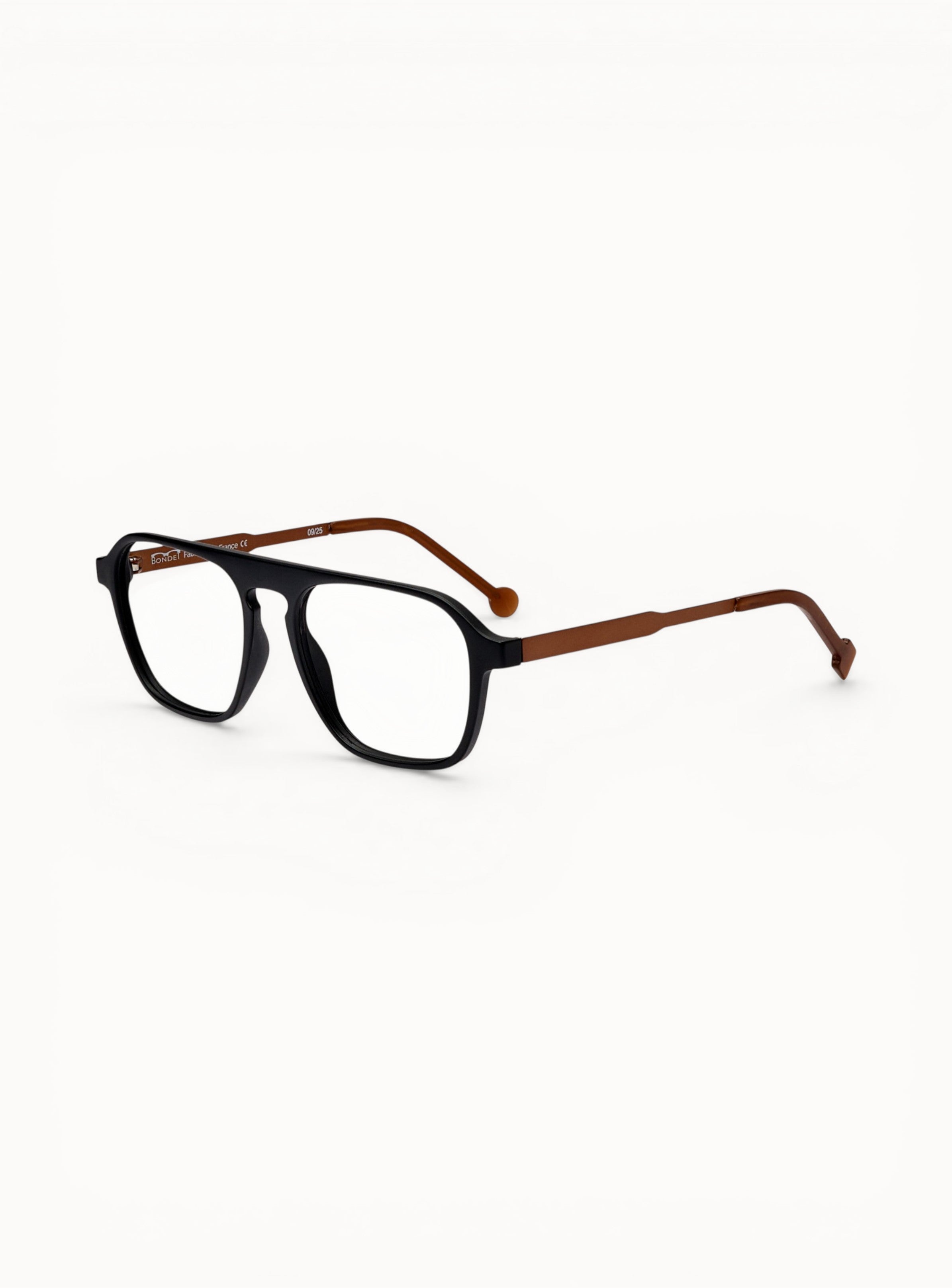optique-billie-noir-caramel-quart