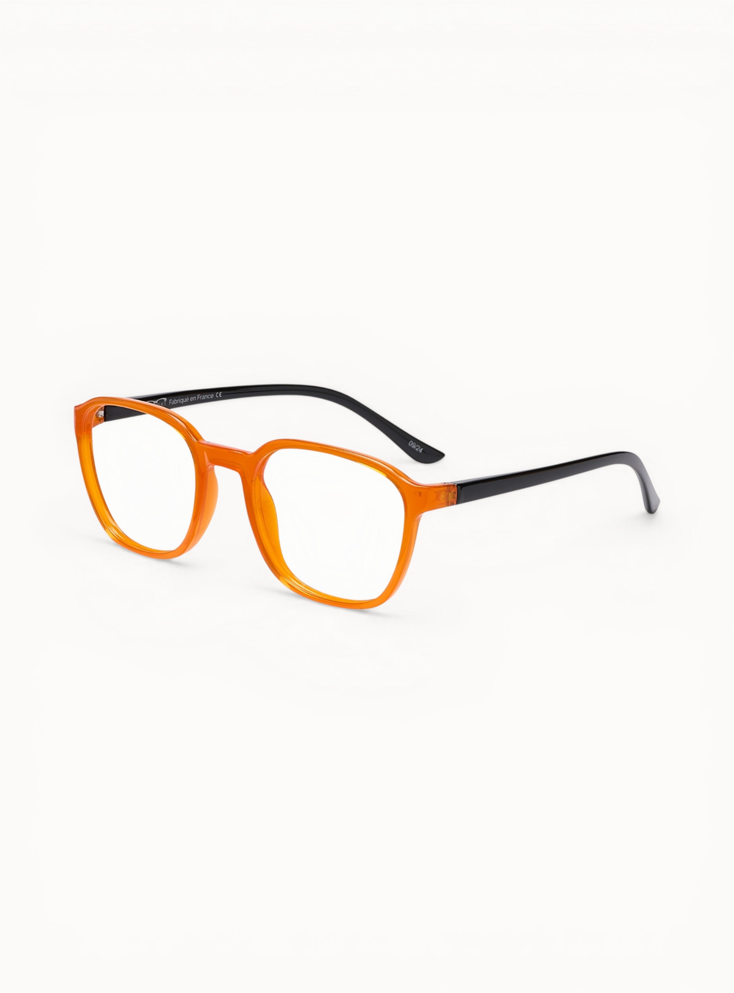optique-fred-orange-noir-quart