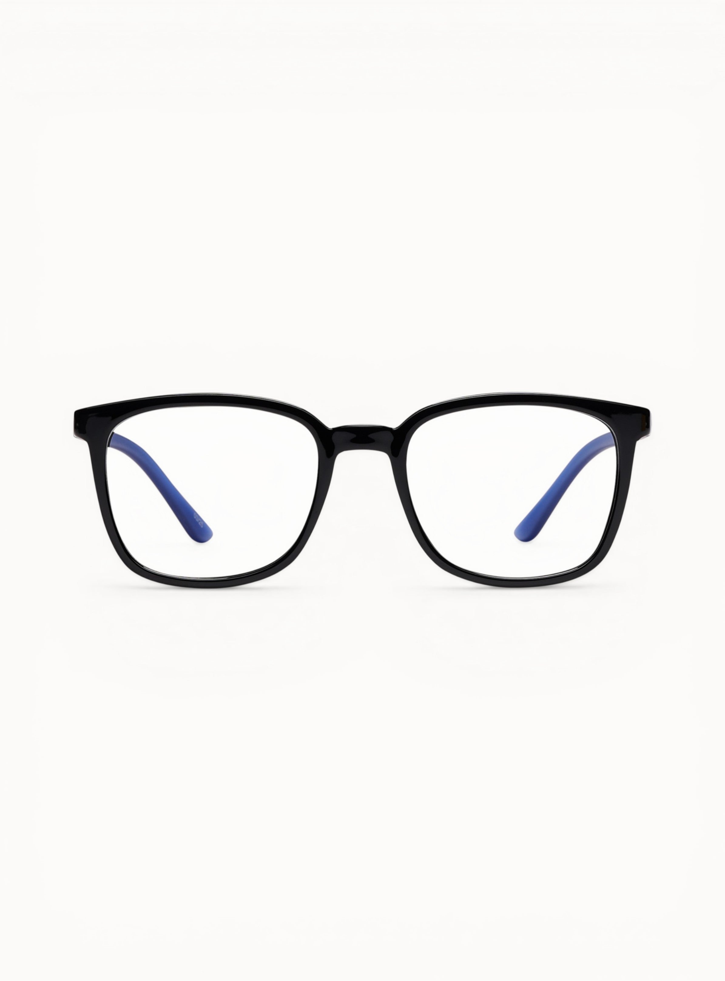 optique-gaston-noir-bleu-face