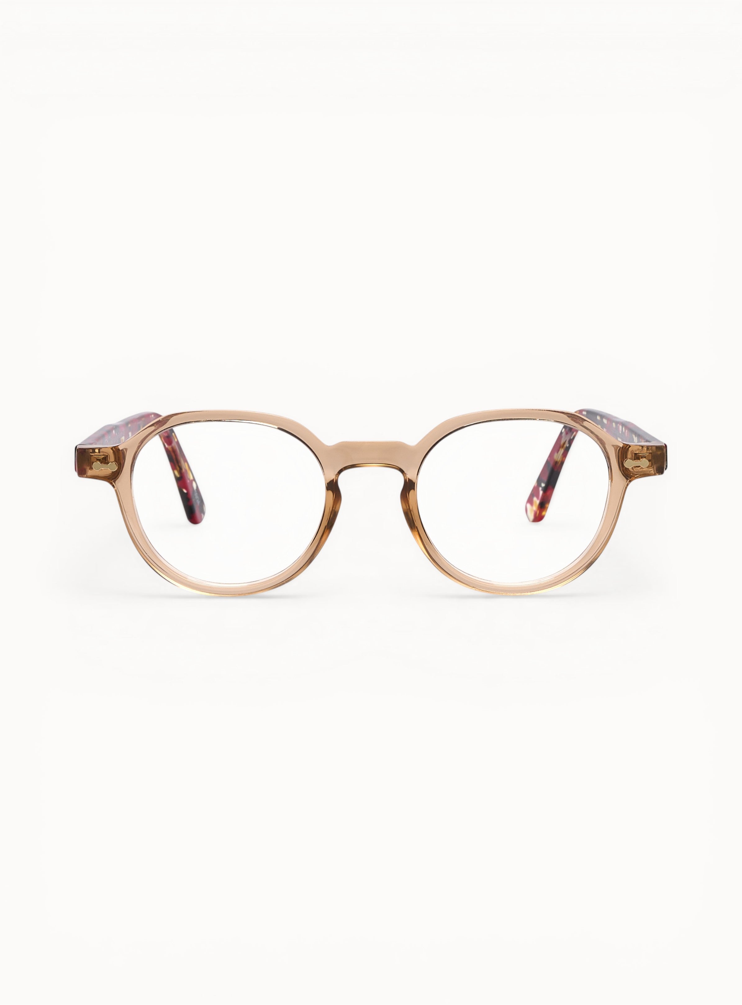 optique-joe-beige-ecaille-cassis-face
