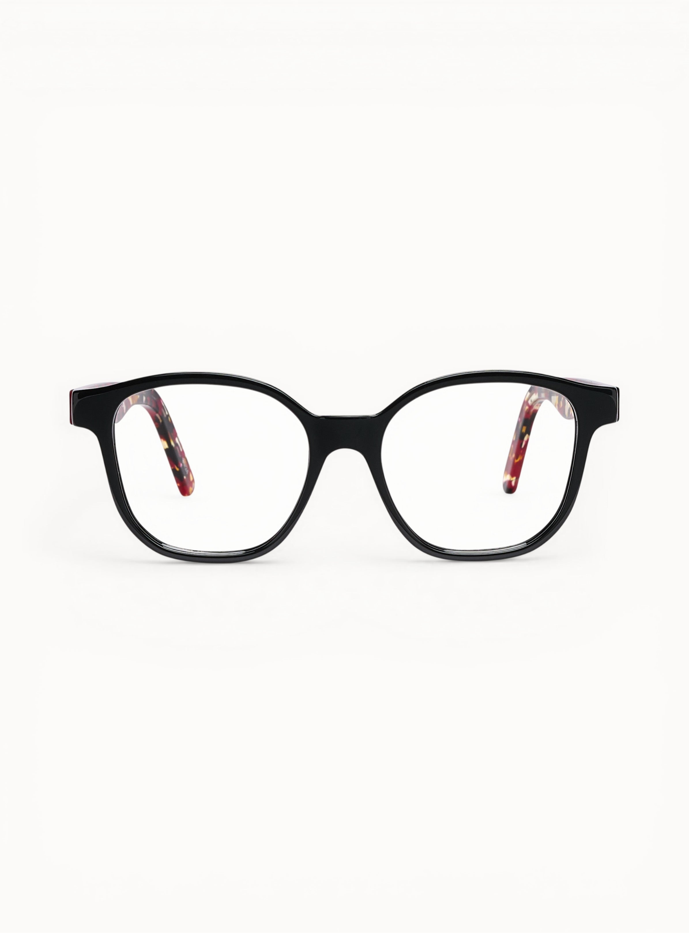 optique-june-noir-ecaille-cassis-face