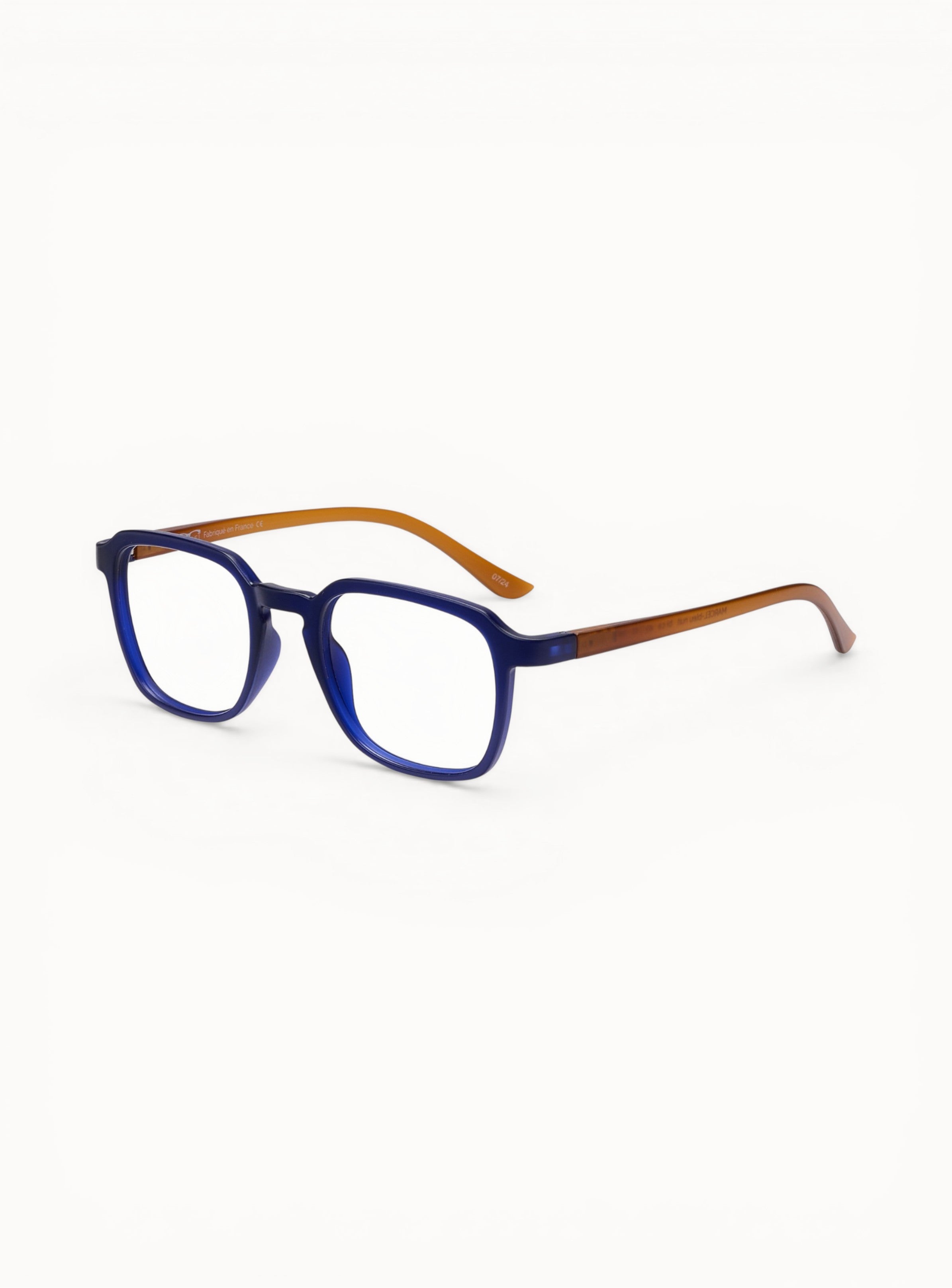 optique-marcel-bleu-nuit-caramel-quart