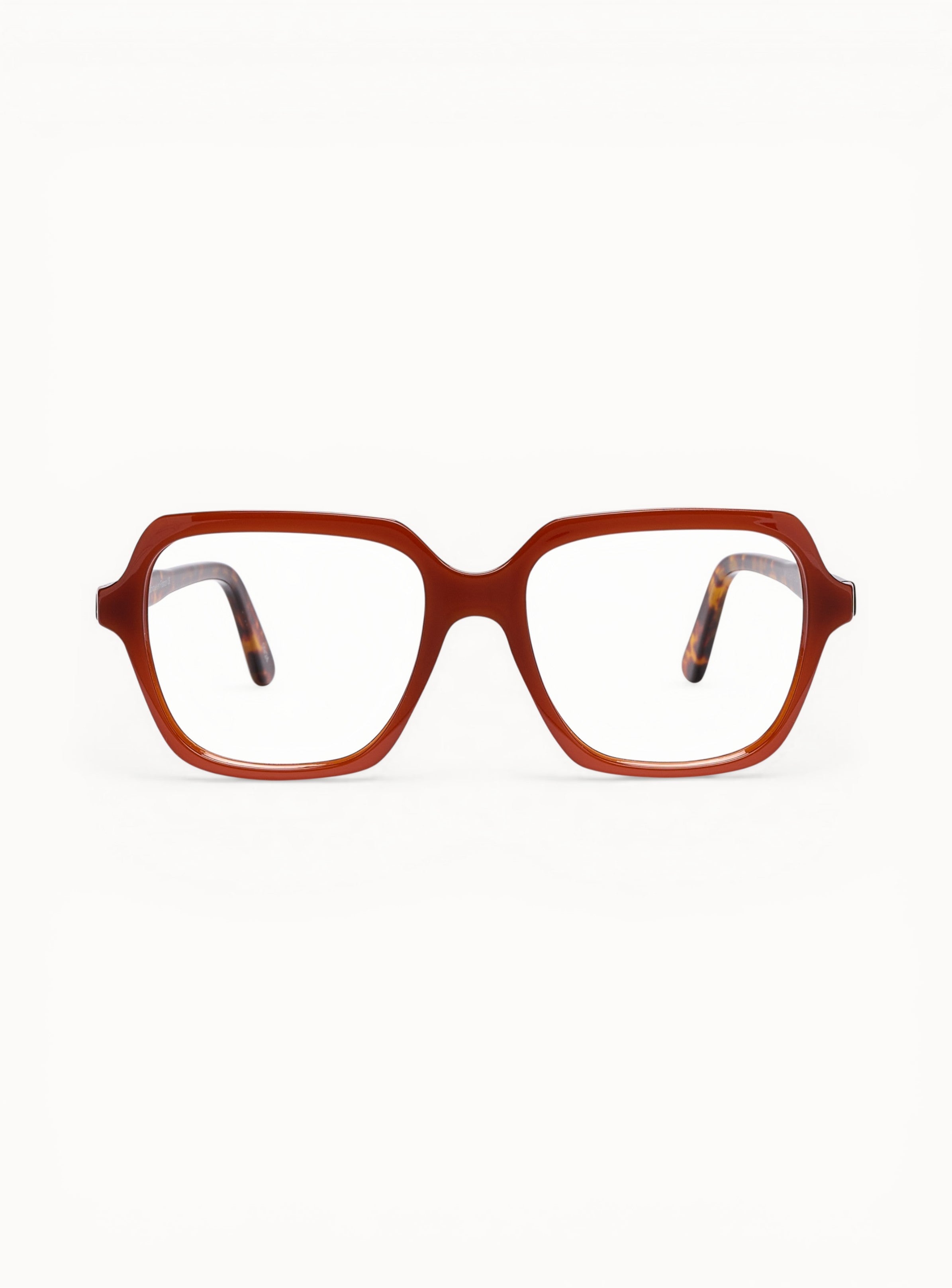 optique-nicole-ocre-ecaille-cidre-face
