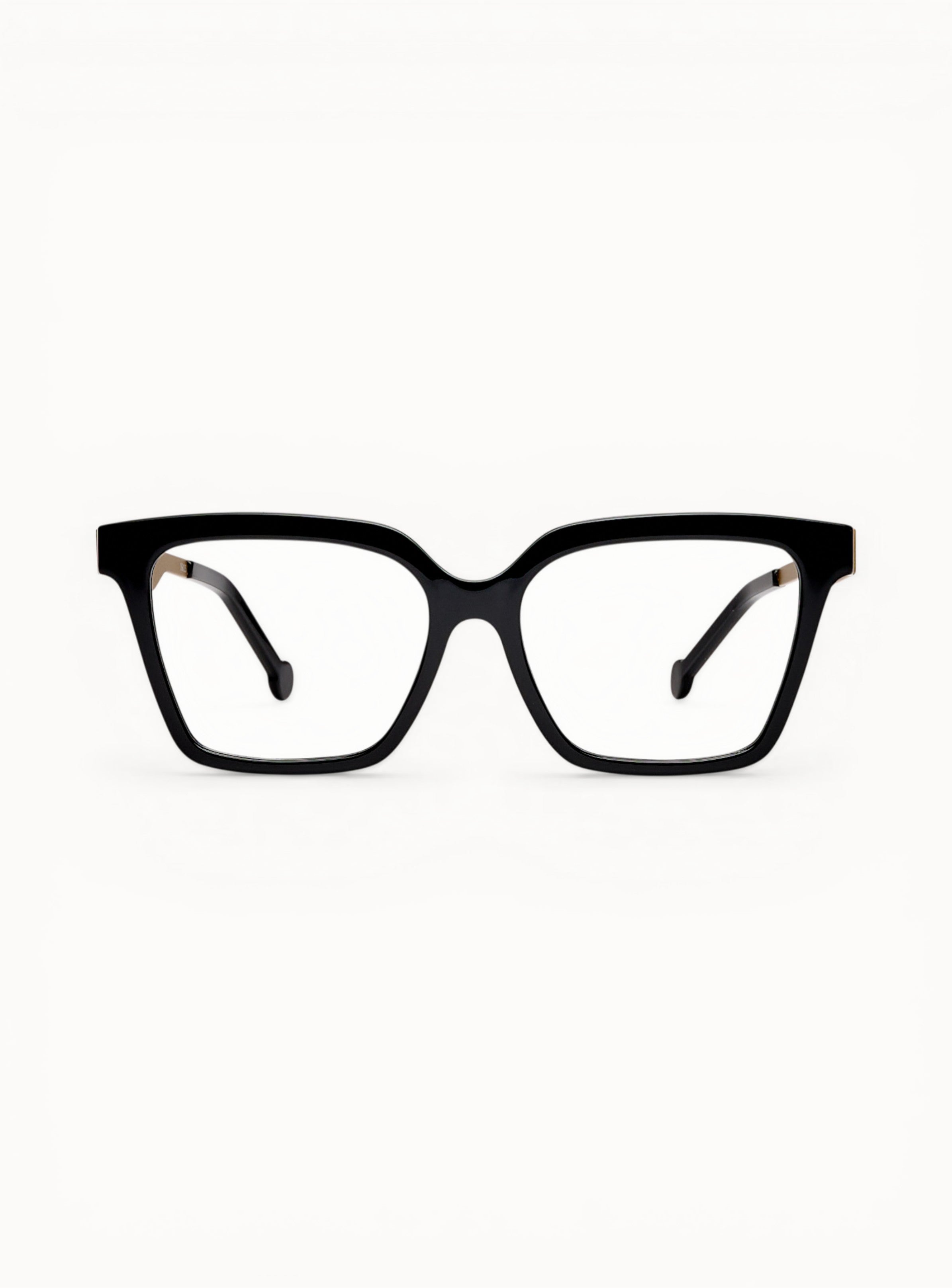 optique-suzy-noir-dore-face